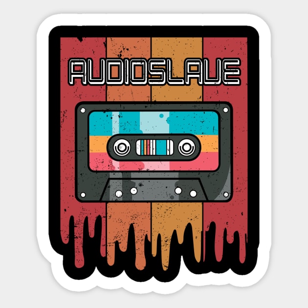 Classic Personalized Audioslave Proud Name Cassette Sticker by ElinvanWijland birds